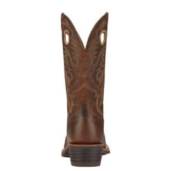 Ariat Boots: Men's 10002227 Square Toe Roughstock Cowboy Boots -Work Shoe Store 10002227 heel