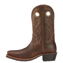 Ariat Boots: Men's 10002227 Square Toe Roughstock Cowboy Boots -Work Shoe Store 10002227 side