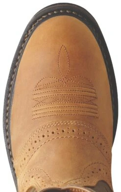 Ariat Boots: Men's Composite Toe 10008635 Waterproof Workhog Pull-On Cowboy Boots -Work Shoe Store 10008635 toe