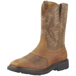 Ariat Boots: Men's Brown 10010134 Steel Toe Heat-Resistant EH Cowboy Boots 11 Ariat Boots: Men's Brown 10010134 Steel Toe Heat-Resistant EH Cowboy Boots -Work Shoe Store 10010134 3 4 front