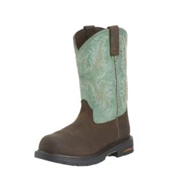 Ariat Boots: Women's 10015405 Composite Toe Waterproof Cowboy Boots -Work Shoe Store 10015405 3 4 front