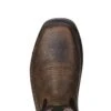 Ariat Boots: Composite Toe 10020072 Men's Brown Pull On Intrepid Venttek Work Boots -Work Shoe Store 10020072 toe