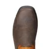 Ariat Boots: Men's 10023042 Brown Orange Intrepid VentTek 11" Composite Toe Slip Resistant Pull On Work Boots -Work Shoe Store 10023042 toe