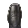Ariat Boots: Men's 10023361 Black Deertan Sport Patriot Western Boot -Work Shoe Store 10023361 toe