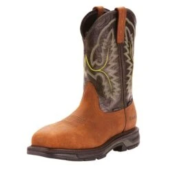 Ariat Boots: Men's 10024966 Brown WorkHog Xt 11" Waterproof Carbon Toe Pull On Work Boots 11 Ariat Boots: Men's 10024966 Brown WorkHog Xt 11" Waterproof Carbon Toe Pull On Work Boots -Work Shoe Store 10024966 front