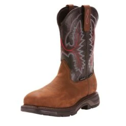 Ariat Boots: Men's 10024968 Brown WorkHog XT Carbon Toe 11" Waterproof Pull On Work Boots 11 Ariat Boots: Men's 10024968 Brown WorkHog XT Carbon Toe 11" Waterproof Pull On Work Boots -Work Shoe Store 10024968 front
