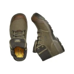 Keen Utility Boots: Men's 1026364 Military Olive Black Carbon Fiber Toe Roswell Mid 6" EH Work Boot -Work Shoe Store 1026364 pldedit