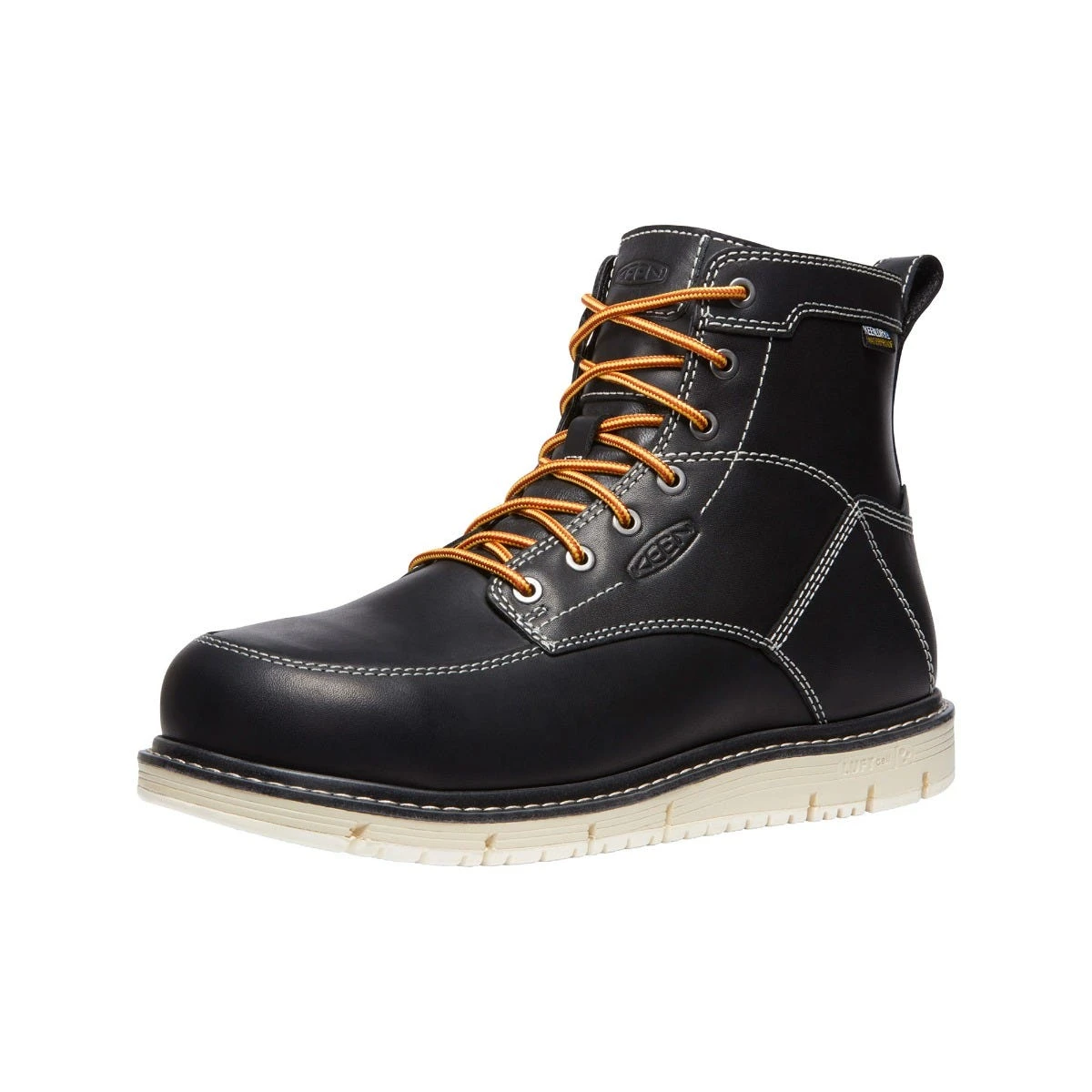 Keen Utility Boots: Men's 1027083 Black Aluminum Toe 6" CSA San Jose Waterproof EH Work Boot 5 Keen Utility Boots: Men's 1027083 Black Aluminum Toe 6" CSA San Jose Waterproof EH Work Boot - Image 3