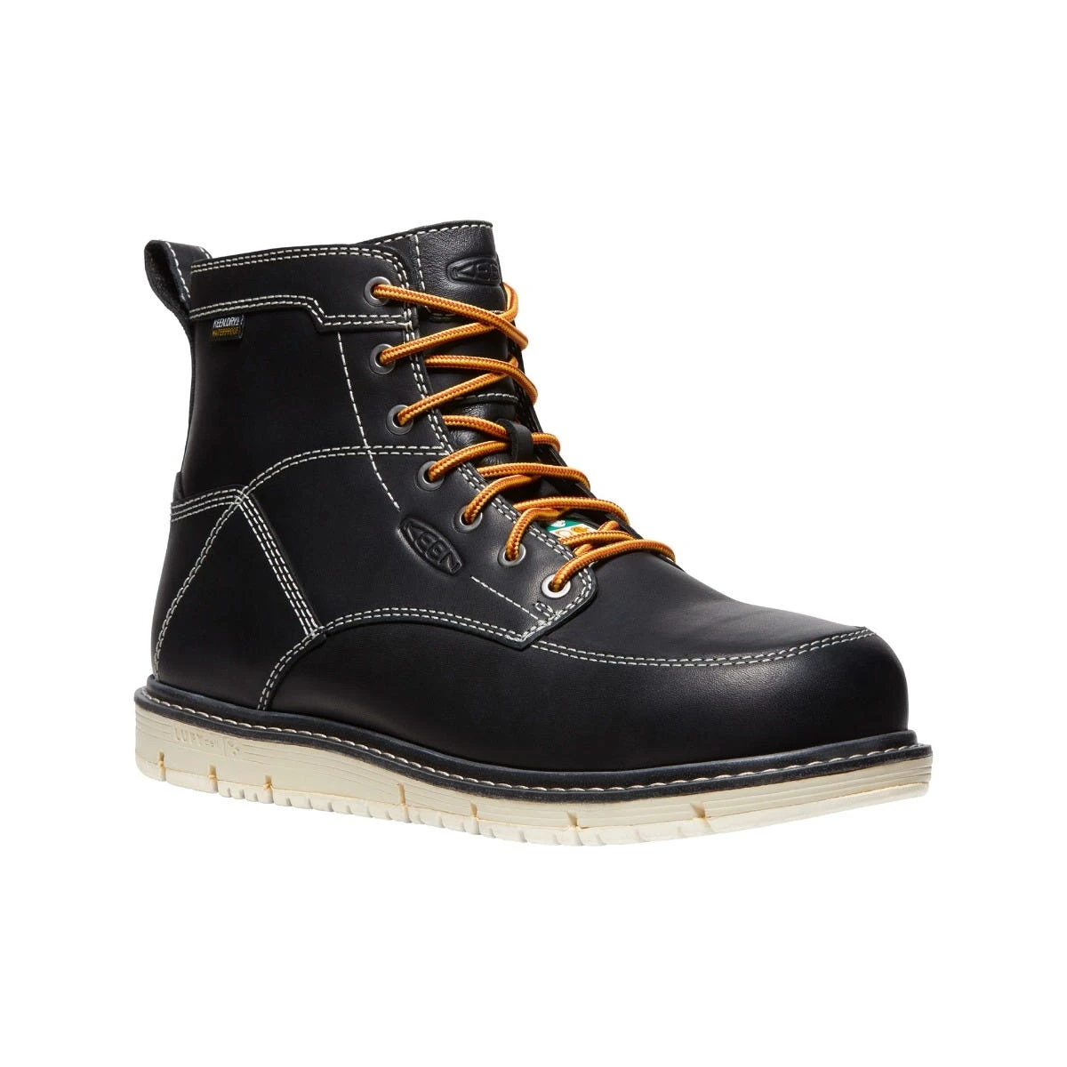 Keen Utility Boots: Men's 1027083 Black Aluminum Toe 6" CSA San Jose Waterproof EH Work Boot 3 Keen Utility Boots: Men's 1027083 Black Aluminum Toe 6" CSA San Jose Waterproof EH Work Boot