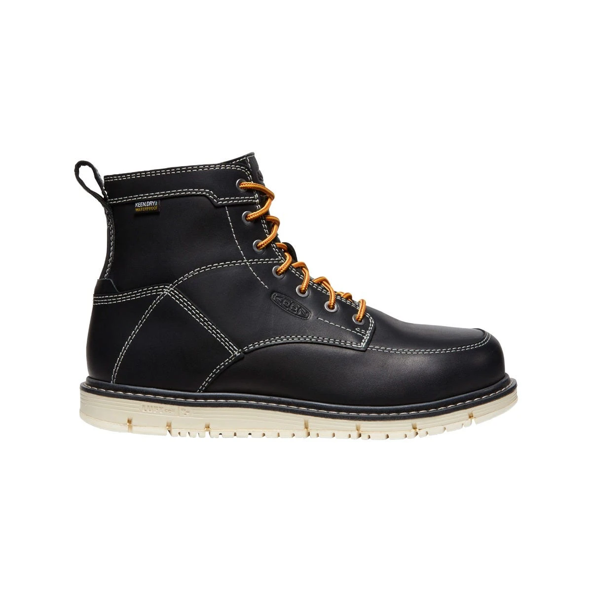 Keen Utility Boots: Men's 1027083 Black Aluminum Toe 6" CSA San Jose Waterproof EH Work Boot 4 Keen Utility Boots: Men's 1027083 Black Aluminum Toe 6" CSA San Jose Waterproof EH Work Boot - Image 2