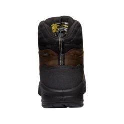 Keen Utility Boots: Men's 1027107 Dark Earth Black Carbon Fiber Toe Internal Met Gaurd 6" Waterproof Work Boot -Work Shoe Store 1027107 sb 1 edit