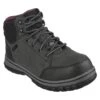 Skechers Work Boots: Women's 108004 BLK Black Composite Toe McColl EH Waterproof Work Boot -Work Shoe Store 108004 blk fedit