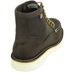 Danner Boots: Men's Brown Moc Toe 15563 Bull Run Soft Toe Work Boots -Work Shoe Store 15563 5 1