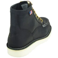 Danner Boots: Men's Black Moc Toe 15568 Bull Run Soft Toe Work Boots 11 Danner Boots: Men's Black Moc Toe 15568 Bull Run Soft Toe Work Boots -Work Shoe Store 15568 5 1