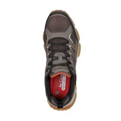 Skechers Work Shoes: Men's 200140 TPBK Taupe Black Steel Toe Skech-Air Envoy Arcket EH Work Shoe -Work Shoe Store 200140 tpbk bedit