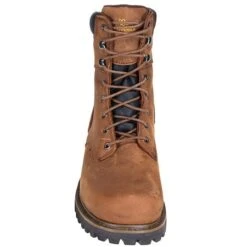 Chippewa Boots: Men's Steel Toe 55025 Brown Insulated EH Work Boots -Work Shoe Store 55025 chippewaf 01 1