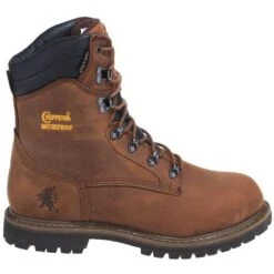 Chippewa Boots: Men's Brown 55068 Insulated Waterproof Boots -Work Shoe Store 55068 chippewao 01