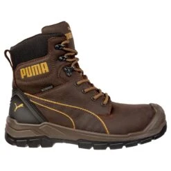 Puma Footwear: Men's 630655 400 Conquest 7 Inch CTX High EH Waterproof Boots 7 Puma Footwear: Men's 630655 400 Conquest 7 Inch CTX High EH Waterproof Boots -Work Shoe Store 630655