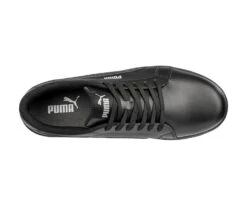 Puma Safety: Women's 640105 Black Composite-Fiberglass Toe Iconic Low Work Shoe -Work Shoe Store 640005 iconic black low top web 1