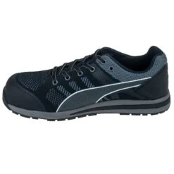 Puma Safety 643165 Men's Elevate Knit Black ESD Steel Toe Tennis Shoes 12 Puma Safety 643165 Men's Elevate Knit Black ESD Steel Toe Tennis Shoes -Work Shoe Store 643165 4