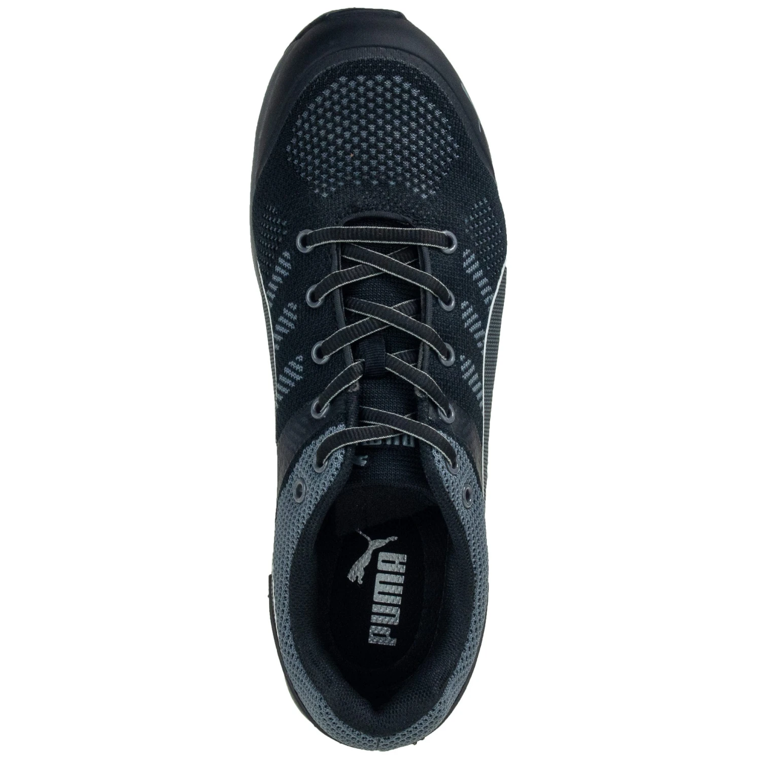Puma Safety 643165 Men's Elevate Knit Black ESD Steel Toe Tennis Shoes 8 Puma Safety 643165 Men's Elevate Knit Black ESD Steel Toe Tennis Shoes - Image 6