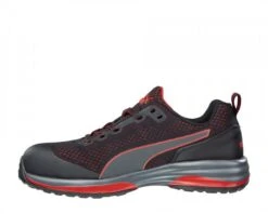 Puma Safety: Men's 644495 Charge Black Red SD Fiberglass Toe Athletic Work Shoe