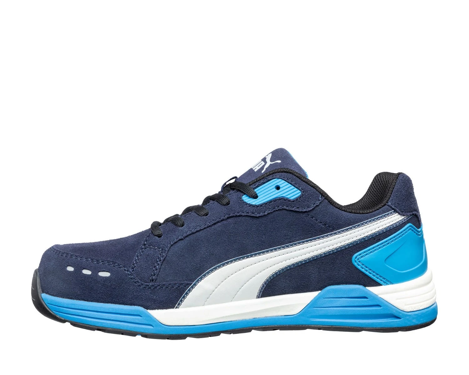 Puma Safety: Men's 644625 Blue Airtwist Low EH Composite Fiberglass Toe Athletic Work Shoe 4 Puma Safety: Men's 644625 Blue Airtwist Low EH Composite Fiberglass Toe Athletic Work Shoe - Image 2