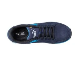 Puma Safety: Men's 644625 Blue Airtwist Low EH Composite Fiberglass Toe Athletic Work Shoe 11 Puma Safety: Men's 644625 Blue Airtwist Low EH Composite Fiberglass Toe Athletic Work Shoe -Work Shoe Store 644625 airtwist blue low top web