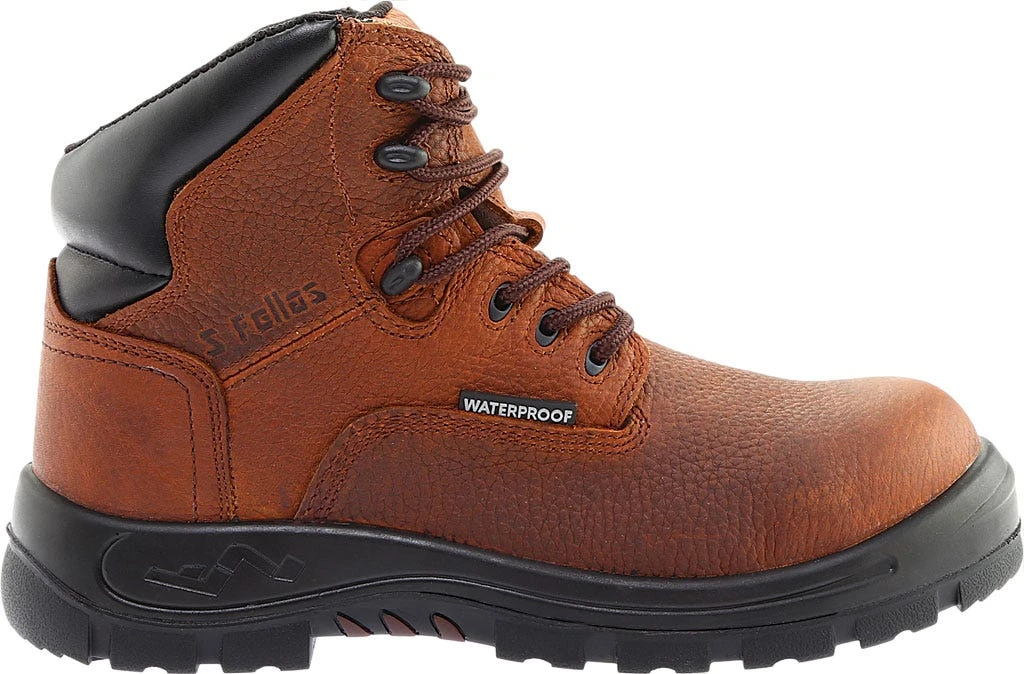 Genuine Grip Boots: Women's 651 Brown Waterproof Composite Toe Poseidon 6-Inch Work Boots 4 Genuine Grip Boots: Women's 651 Brown Waterproof Composite Toe Poseidon 6-Inch Work Boots - Image 2