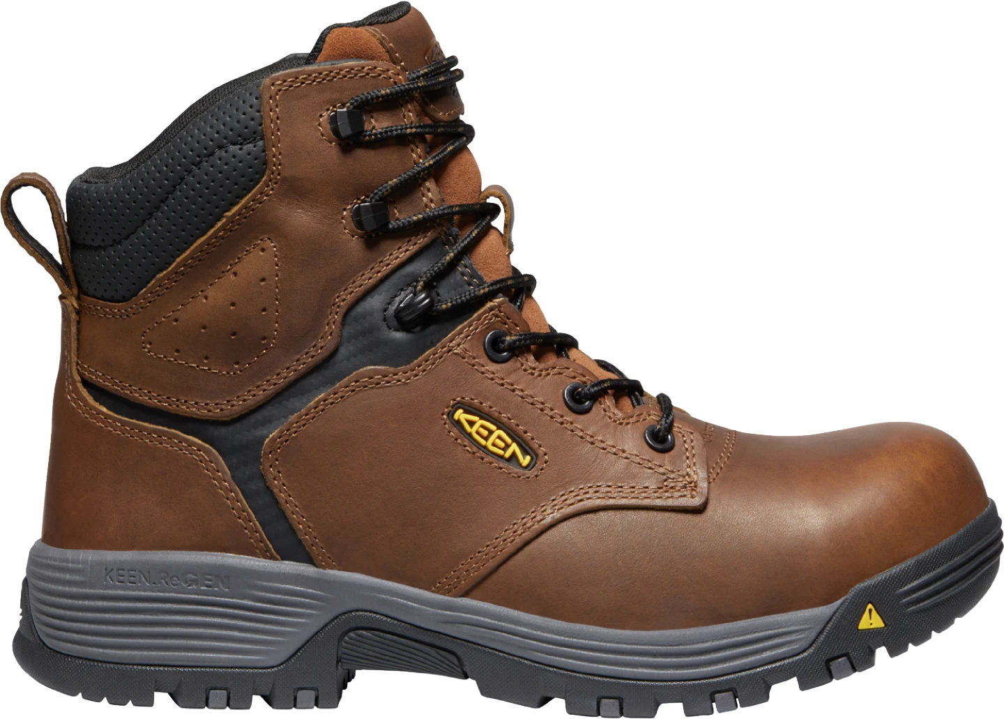 Keen Utility: Men's 1024182 Tobacco Black Chicago 6" Carbon Fiber Work Boot 3 Keen Utility: Men's 1024182 Tobacco Black Chicago 6" Carbon Fiber Work Boot