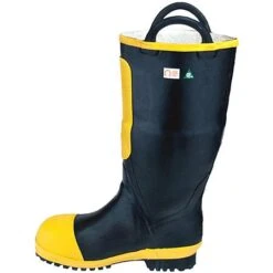 Black Diamond Boots: Men's 6999451 Steel Toe Insulated Kevlar Lined Waterproof Rubber Firefighter Boot -Work Shoe Store 699 9451 bkdiamondi 01