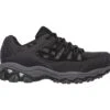 Skechers Shoes: Men's 77055 BKCC Black Charcoal Cankton Steel Toe Athletic Shoe -Work Shoe Store 77055 bkcc f