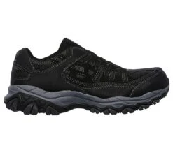 Skechers Shoes: Men's 77161 BLK Black Cankton-Ebbitt Steel Toe Athletic Shoe