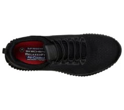 Skechers Shoes: Men's 77188 BLK Black Cessnock Slip Resistant Athletic Shoe 9 Skechers Shoes: Men's 77188 BLK Black Cessnock Slip Resistant Athletic Shoe -Work Shoe Store 77188 blk b
