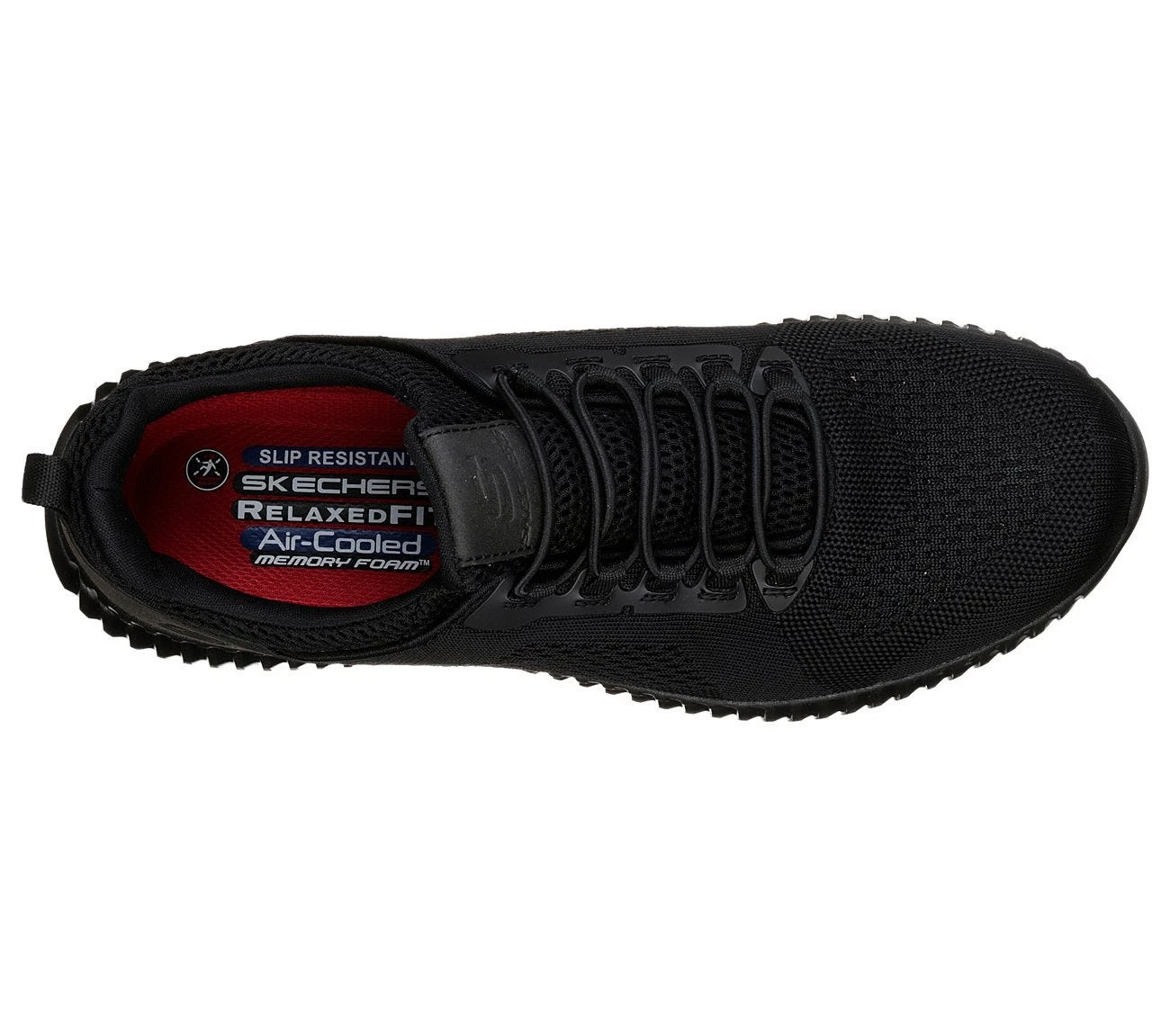 Skechers Shoes: Men's 77188 BLK Black Cessnock Slip Resistant Athletic Shoe 5 Skechers Shoes: Men's 77188 BLK Black Cessnock Slip Resistant Athletic Shoe - Image 3
