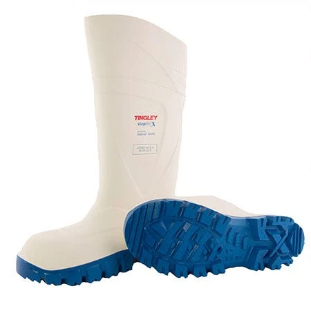 Tingley Boots: Unisex 77258 White Blue Steplite 15 IN Steel Toe Waterproof PVC Boot 7 Tingley Boots: Unisex 77258 White Blue Steplite 15 IN Steel Toe Waterproof PVC Boot - Image 5