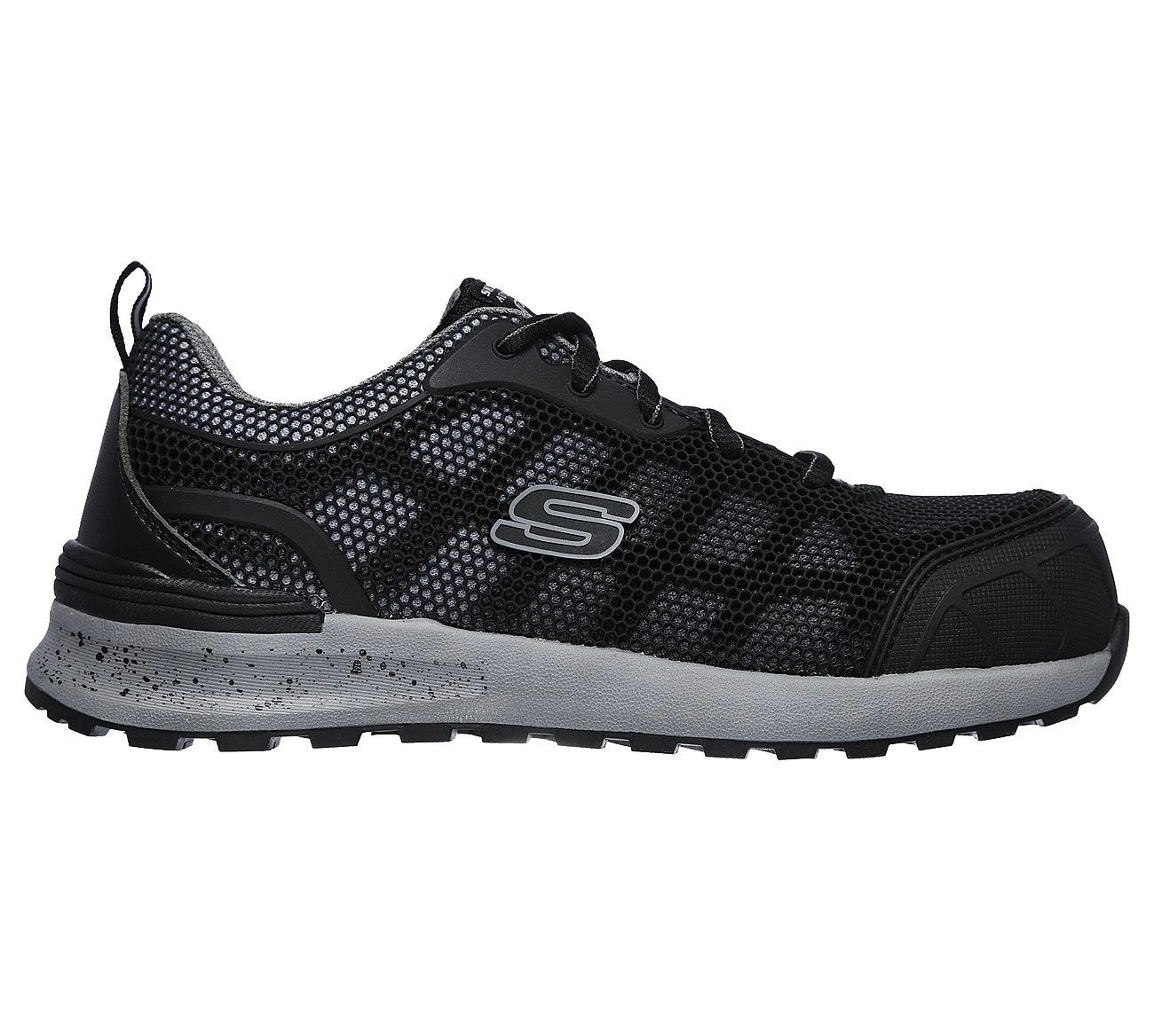Skechers Shoes: Women's 77273 BKGY Black Grey Bulklin - Lyndale Composite Toe Athletic Shoe 7 Skechers Shoes: Women's 77273 BKGY Black Grey Bulklin - Lyndale Composite Toe Athletic Shoe - Image 5