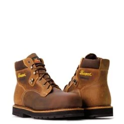 Thorogood Boots: Men's 804 4144 Crazyhorse Composite Toe Iron River Series 6" Waterproof Work Boot -Work Shoe Store 804 4144 3edit