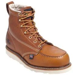 Thorogood Boots: Men's Steel Toe Vibram Sole Work Boots 804-4200 -Work Shoe Store 804 4200 thorogoodp 01