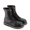 Thorogood Boots: Men's 804 6208 Black Steel Toe 8" American Heritage Midnight Series Work Boot -Work Shoe Store 804 6208 1w