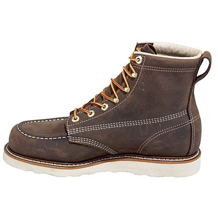 Thorogood Boots: Men's Brown Moc Toe 814-4203 USA Made American Heritage Work Boots 5 Thorogood Boots: Men's Brown Moc Toe 814-4203 USA Made American Heritage Work Boots - Image 3