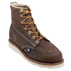 Thorogood Boots: Men's Brown Moc Toe 814-4203 USA Made American Heritage Work Boots 13 Thorogood Boots: Men's Brown Moc Toe 814-4203 USA Made American Heritage Work Boots -Work Shoe Store 814 4203 thorogoodp 01