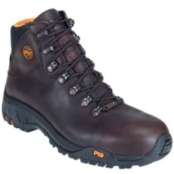 Timberland PRO Boots: Men's 85520 TiTAN Brown Trekker EH Alloy Toe Boots -Work Shoe Store 85520st timberlandp 01