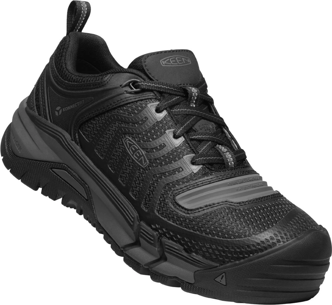 Keen Utility Shoes: Men's 1025577 Black Gun Metal Kansas City Carbon-Fiber Toe Athletic Shoe 3 Keen Utility Shoes: Men's 1025577 Black Gun Metal Kansas City Carbon-Fiber Toe Athletic Shoe