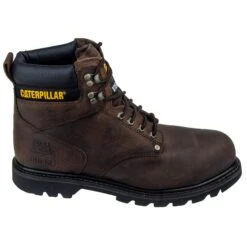 Caterpillar Boots: Men's Steel Toe EH 89586 Brown Boots -Work Shoe Store 89586 2