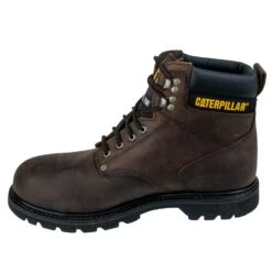 Caterpillar Boots: Men's Steel Toe EH 89586 Brown Boots -Work Shoe Store 89586 4