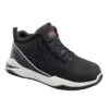 Avenger Shoes: Men's A1000 Black Alloy Toe Reaction Mid EH Slip Resistant Work Shoe -Work Shoe Store a1000 1