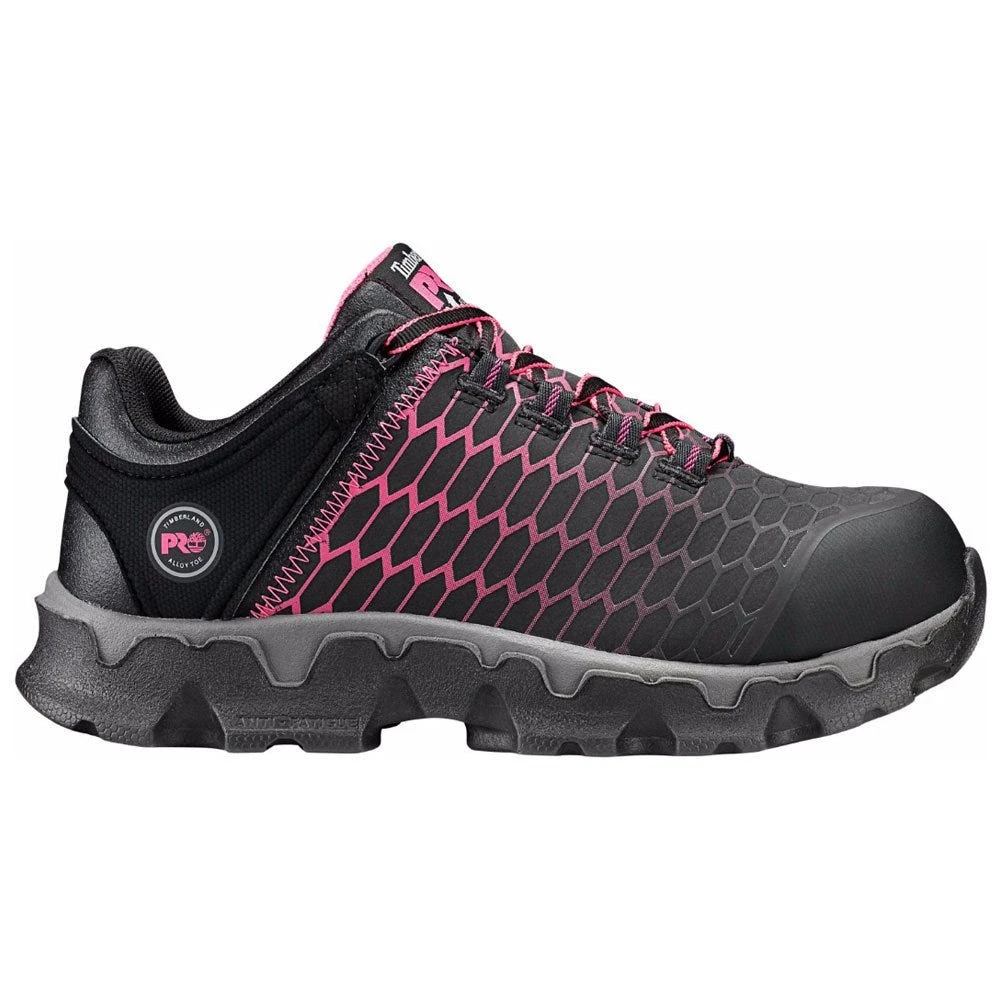 Timberland Pro Shoes: Women's A1I5Q Black Pink PowerTrain Sport Alloy Toe Athletic Work Shoes 5 Timberland Pro Shoes: Women's A1I5Q Black Pink PowerTrain Sport Alloy Toe Athletic Work Shoes - Image 3