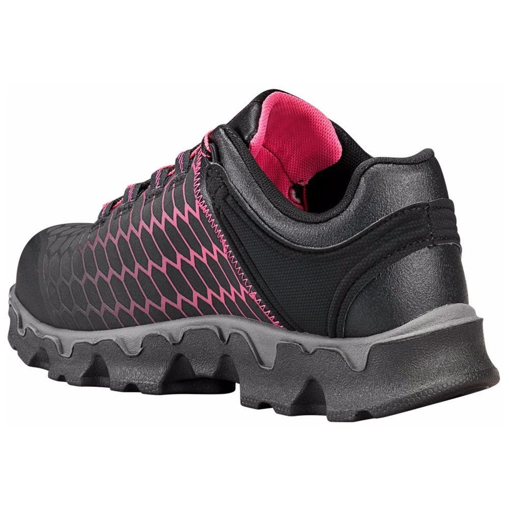 Timberland Pro Shoes: Women's A1I5Q Black Pink PowerTrain Sport Alloy Toe Athletic Work Shoes 3 Timberland Pro Shoes: Women's A1I5Q Black Pink PowerTrain Sport Alloy Toe Athletic Work Shoes