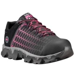 Timberland Pro Shoes: Women's A1I5Q Black Pink PowerTrain Sport Alloy Toe Athletic Work Shoes 9 Timberland Pro Shoes: Women's A1I5Q Black Pink PowerTrain Sport Alloy Toe Athletic Work Shoes -Work Shoe Store a1i5q 1